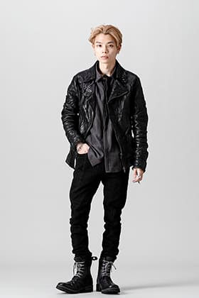 D.HYGEN 21-22AW ジャパンディアレザーWライダースジャケット