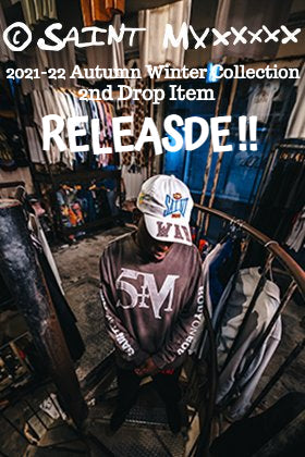 From now on, SAINT MICHAEL 2021-22 Autumn and Winter Collection 2nd Drop will be sold at the same time online and stores!!