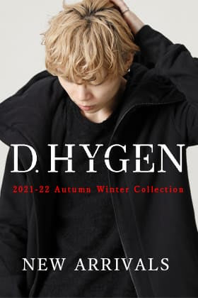 D.HYGEN(ディー ハイゲン) 21-22AWコレクションが入荷しました。