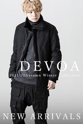 DEVOA(デヴォア) 21-22AW ８月納期分の販売開始!