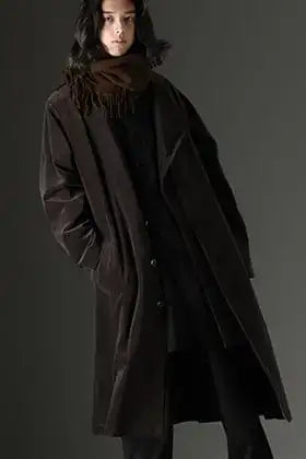 Yohji Yamamoto 2024SS Left Front Double-Dress Coat Styling