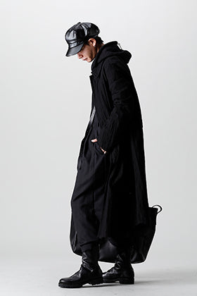 nude:masahiko maruyama 2021-22AW ルーズシルエット ロングコートスタイリング