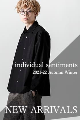 21-22 AW collection 1st drop has arrived from individual sentiments!