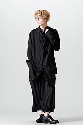 Yohji Yamamoto 21-22AW Irregular Collar Blouse Style