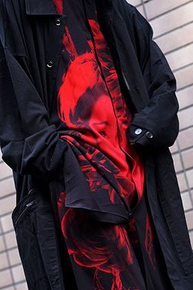 Yohji Yamamoto 19SS Red Print Style