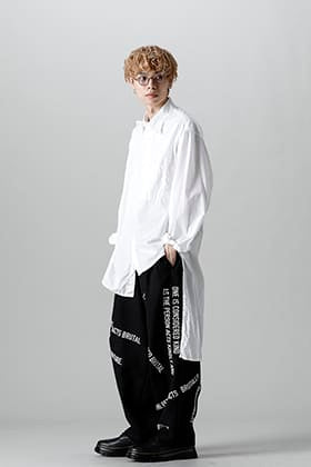 Yohji Yamamoto 21-22 AW Chain Stitch Blouse Style