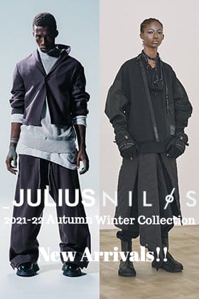 JULIUS & NILøS 2021-22秋冬コレクションより新作が入荷しました！
