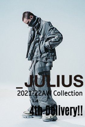 JULIUS 2021-22秋冬コレクションより第4弾目の入荷がありました！