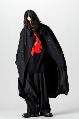 Yohji Yamamoto 21-22 AW Sten-collar Big Coat Style