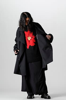 Yohji Yamamoto 21-22 AW Wool Gabardine Setup Style