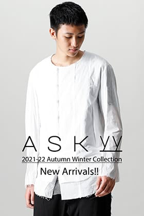 ASKyy(アスキー)より2021-22秋冬コレクションのデリバリーがございました！