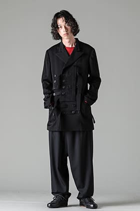 Yohji Yamamoto 2023-24AW ベルテッドジャケットスタイル