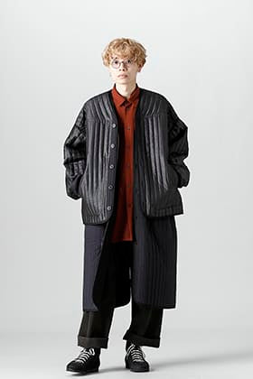 JAN-JAN VAN ESSCHE 21-22AW パディングアウターレイヤードスタイル