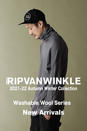 RIPVANWINKLE 2021-22 AW Collection Washable Wool Series is now available!!