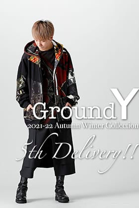 Ground Y 2021-22秋冬コレクションより第5弾目の入荷がございました！