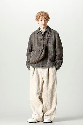 ZIGGY CHEN 21-22AW クロップドジャケットスタイル