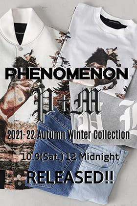 Tomorrow October 9 (Sat) The R new brand PHENOMENON will be available!