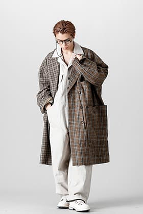 ZIGGY CHEN 21-22AW Plaid Coat Style