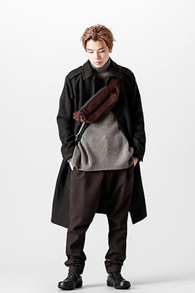 DEVOA Coat Wool Herringbone Style vol.2