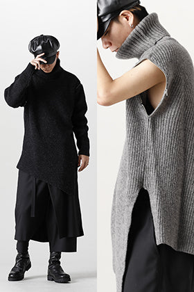 This item is made with Ground Y 2021-22AW knit for autumn styling.