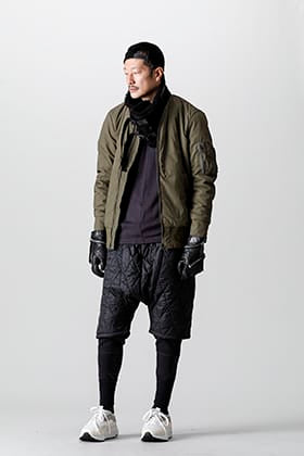 RIPVANWINKLE MA-1 Boxy Shorts Style