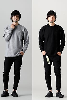Y-3 "Merino wool crew neck knit" styling!!
