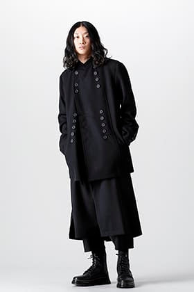 Yohji Yamamoto 21-22AW army gabardine set up style