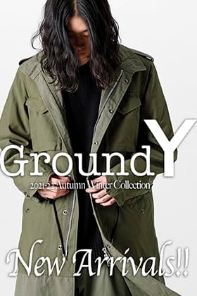 Ground Y 2021-22秋冬コレクションより新作が入荷！