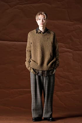 UMA WANG x ZIGGY CHEN 21-22AW  プルオーバーニットスタイル