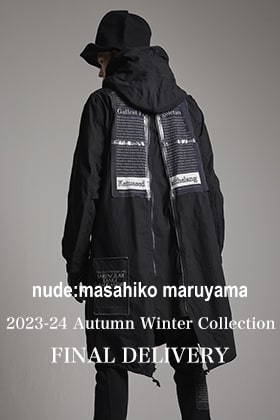 [Arrival Information] nude:masahiko maruyama 2023-24AW Collection Final Delivery!