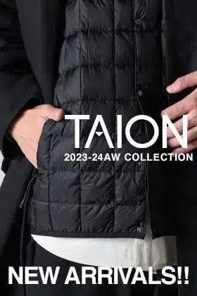 [Arrival Information] More items from the newly introduced brand "TAION" this season!