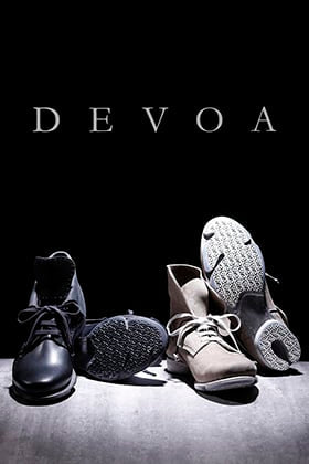DEVOA 22SS アンクルシューズ カーフ& クーズーレザー