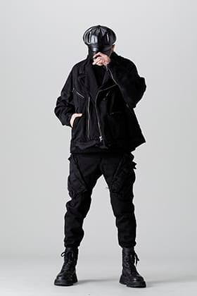 JULIUS 22PS Newアイテム ダメージデニム スタイリング
