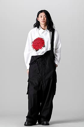 Yohji Yamamoto 22SS Dalia Embroidery Shirt Style