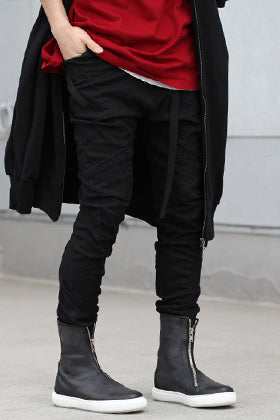 JULIUS 19SS Print Extra Big zip hoodie Style