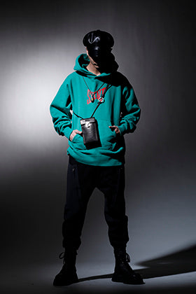 SAINT MICHAEL × JULIUS Logo Hoodie Green ver. Styling