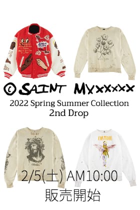 SAINT MICHAEL(セントマイケル) 2022SSコレクション 2nd Drop 2/5(土)午前10時より販売開始！