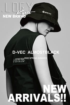 「D-VEC（ディーベック）× ALMOSTBLACK（オールモストブラック）」 カプセルコレクション入荷！！