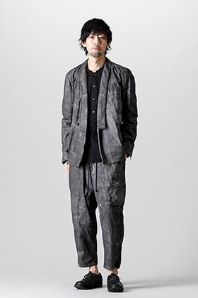 The Viridi-anne ペーパー加工ジャケット＆テーパードパンツ セットアップスタイル！