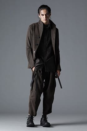 D.HYGEN(ディーハイゲン) 22SS 泥染めブロークンスラブコットン セットアップ