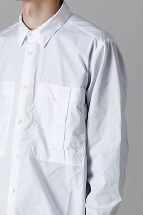 KLASICA 22SS: THOMASMASON "sh-035" shirt x 2-tuck trousers & low crotch overalls - Coordinates