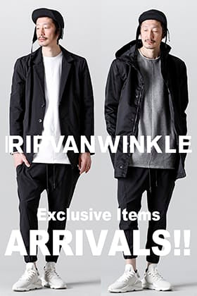 Now in stock is EXCLUSIVE ITEM from RIPVANWINKLE.