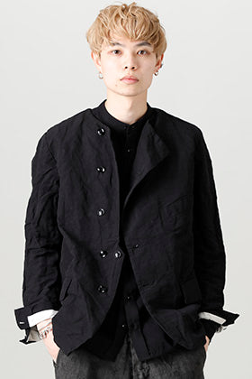GARMENT REPRODUCTION OF WORKERS 22SS Normandie collarless jacket style
