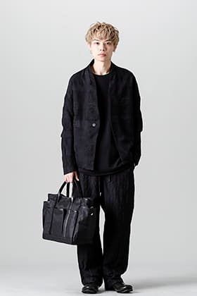 DEVOA 22SS Block Check Jacquard Jacket Style