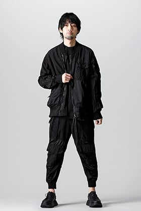 The Viridi-anne satin bomber jacket Black set style!