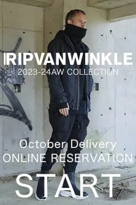 [Reservation Information] Reservations for RIPVANWINKLE's 2023AW Collection October Delivery Now Open!