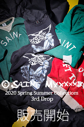 [入荷情報] 只今より ©️SAINT M×××××× 2022春夏コレクション 3rd Dropのアイテムを通販・店舗にて同時販売開始!!