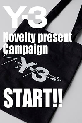 [キャンペーン情報] Y-3 ノベルティプレゼントキャンペーン開催！！