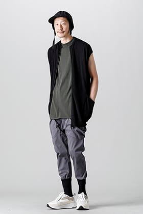 RIPVANWINKLE Knit Jersey Vest Layered Style