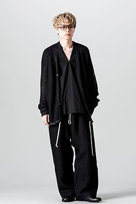 O project x JAN-JAN VAN ESSCHE 22SS オールブラックスタイル